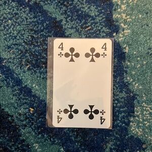 Authenticated Louis Vuitton 4 of Clubs